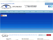 Tablet Screenshot of clearfocusoptometry.com